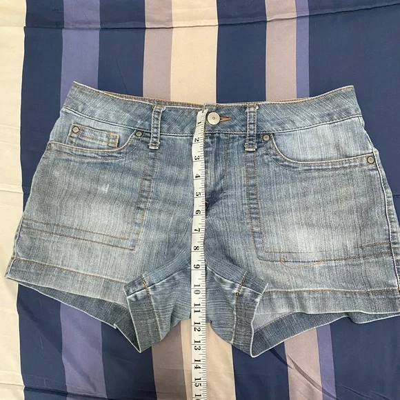 Vintage Faded Glory Light Blue Jean Shorts - Picture 7 of 8